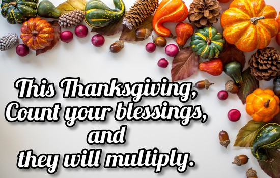 Thanksgiving Well Wishes