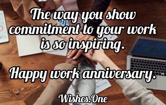 Happy 1 Year Work Anniversary Congratulations
