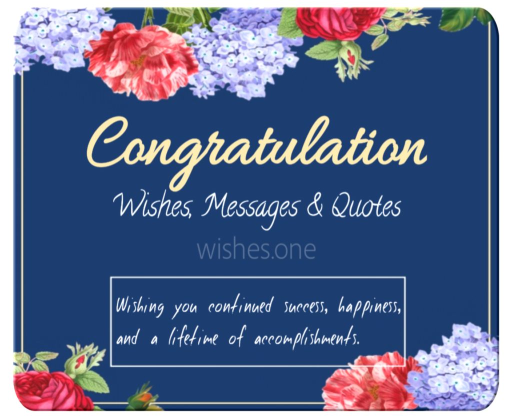 Congratulation Wishes