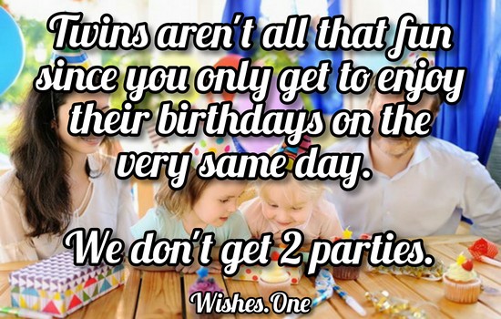 Birthday Messages For Twins