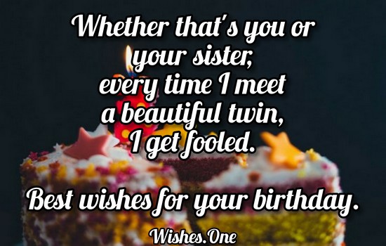 Birthday Wishes To Twins